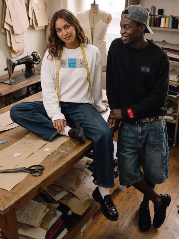 İki Figür — Long Sleeve üzerinde